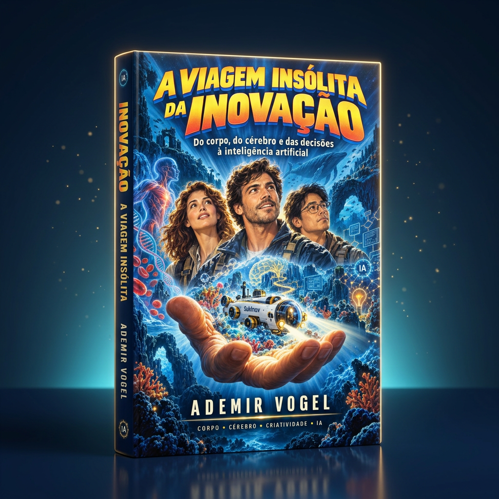 Livro A Viagem Insólita da Inovação, de Ademir Vogel